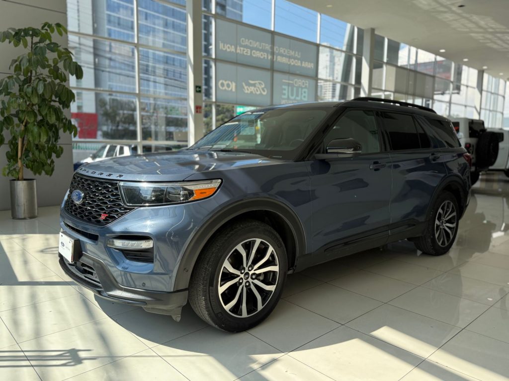 Ford Explorer 2021 — 5 PTS. ST, 3.0T ECOBOOST, TA, A/AC. AUT., PIEL PERFORADA, GPS, TP, SYNC, RA-20, 4X4, SISTEMA DE ENTRETENIMIENTO  5P ST V6/3.0/T AUT ENTRETENIMIENTO