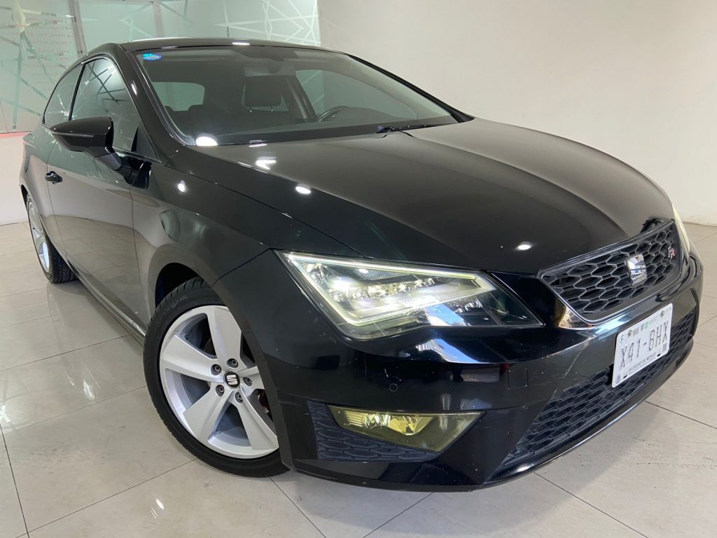 SEAT LEON 2015 — 5 PTS. FR, 1.4T, 140 HP, TM6, CLIMATRONIC, QC, TELA/PIEL, RA-17,  DSG   5P FR L4/1.4/T MAN P/E